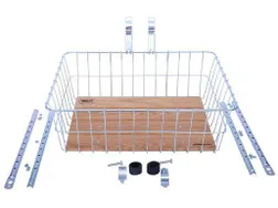Cykelkorg Wald 1392 Woody Basket Silver